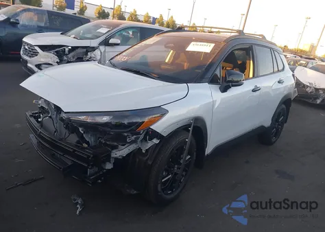 2025 Toyota Corolla Cross Hybrid Nightshade Edition из США, поврежденный, VIN 7MUFBABG1SV084307